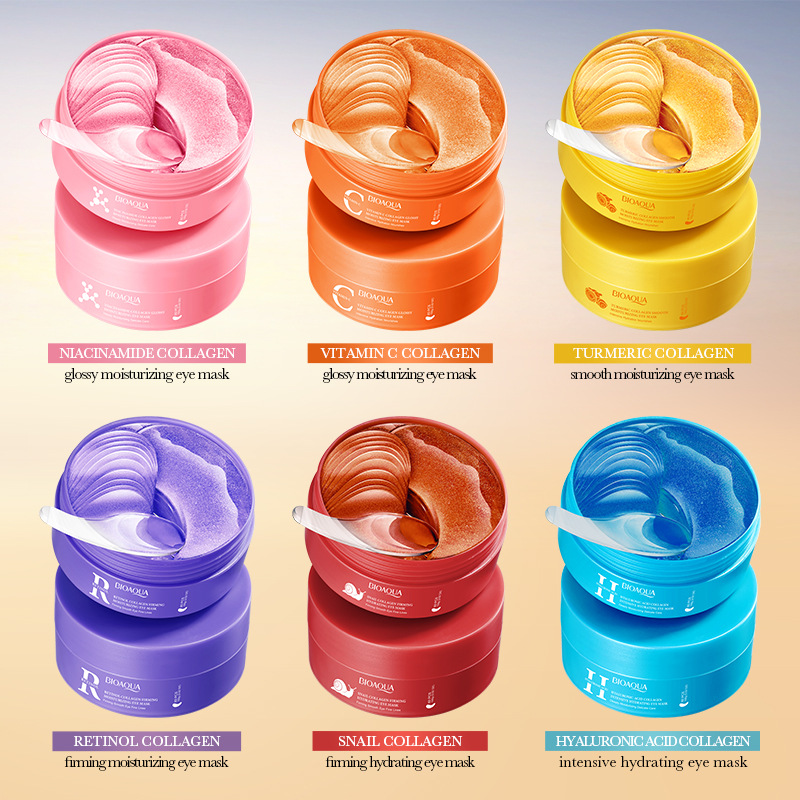 Collagen Under Eye Patches - 1箱80枚入りコラーゲン保湿アイマスク、アイパッチ、コラーゲン成分配合、肌に潤いを与え、栄養を与えます。