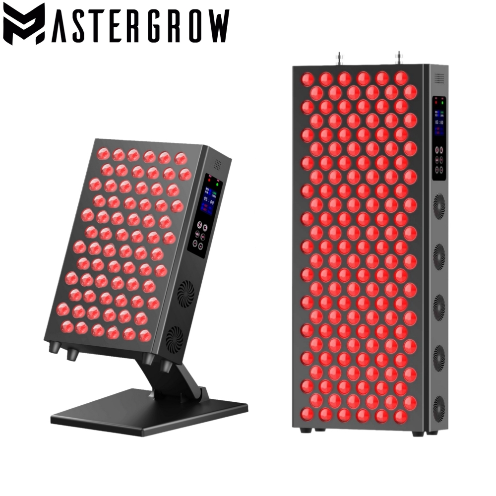 Led Light Therapy Face Mask - ダブルチップタイミングLEDレッドライトセラピーパネルランプ660nm近赤外線セラピーライト850nm LED美容機器（顔と体用）