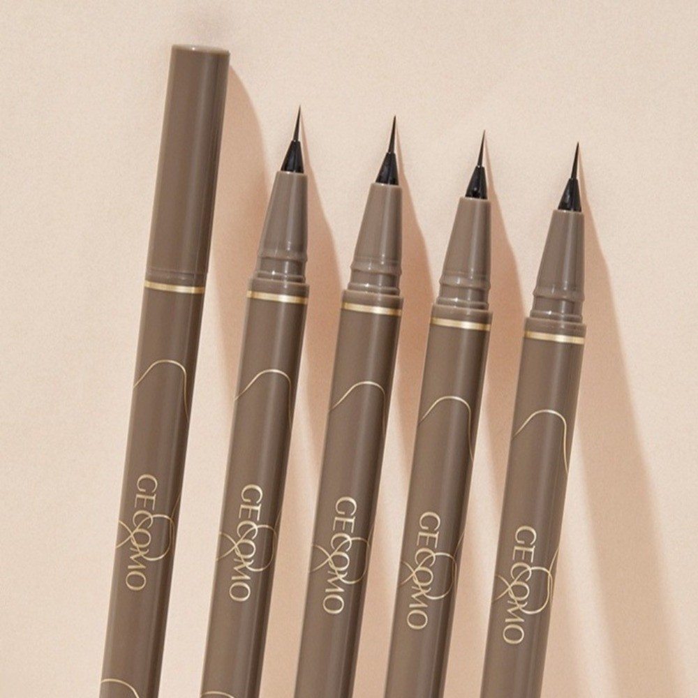 Waterproof Liquid Eyeliner Pen - 新しい超薄型リキッドアイライナー。ウォータープルーフで速乾性があり、にじみにくく、なめらかな描き心地。普段使いに最適なアイメイクツール。