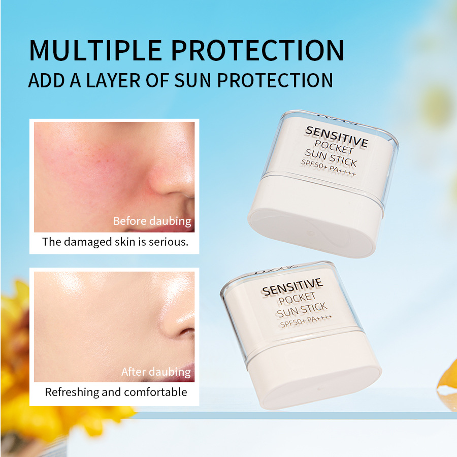 Spf 50 Waterproof Sunscreen - ミニポケット日焼け止めスティック - 英語版 SPF50+、3-in-1（隔離、UVカット、防水、汗に強い）