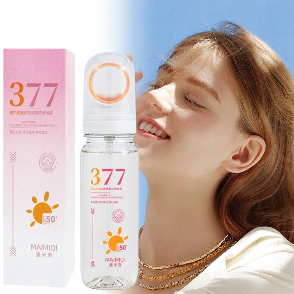 MAIMIQI 90 グラム 377 美白日焼け止めスプレー - Spf 50 Waterproof Sunscreen のレビューと価格
