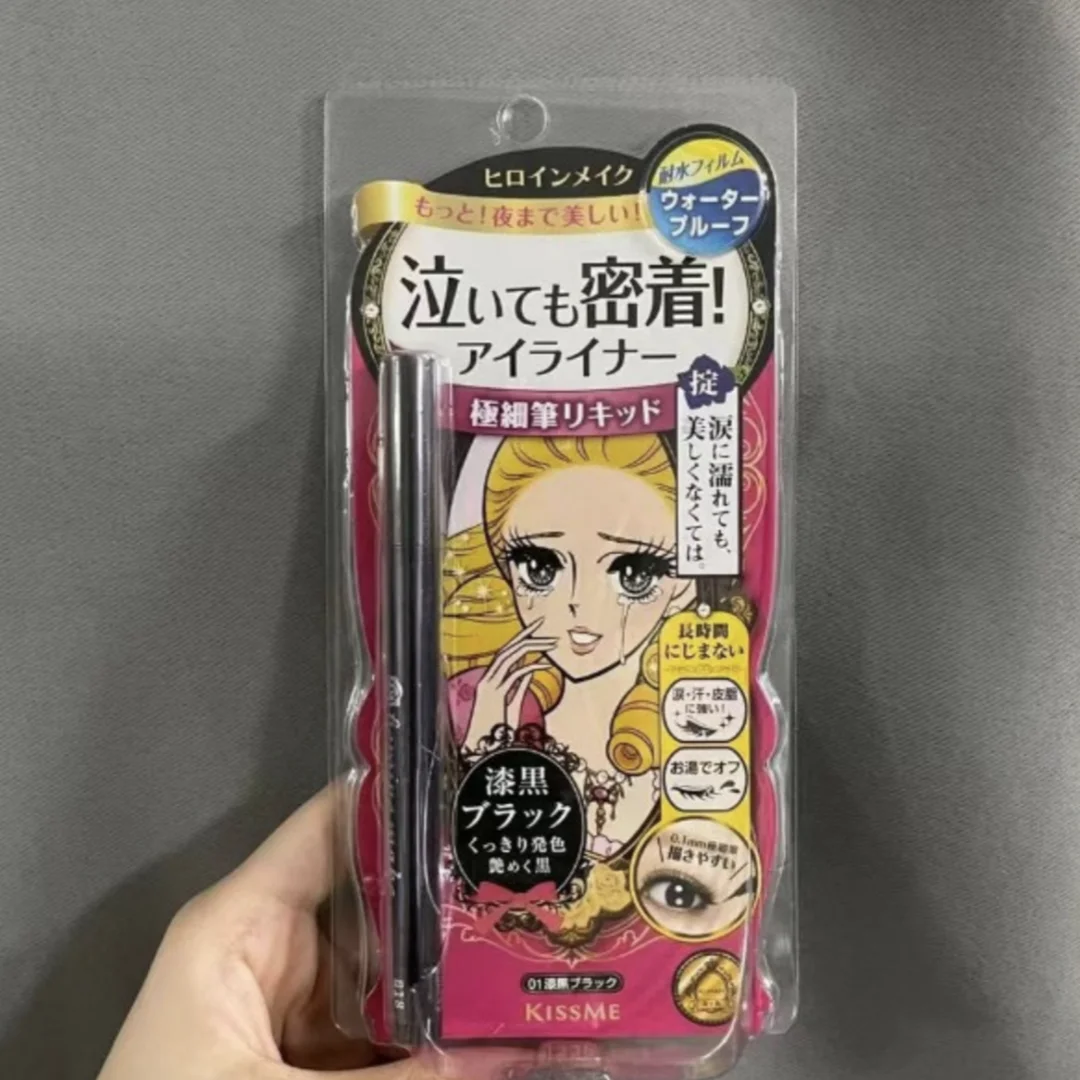 KISS ME メイクアップ速乾性防水黒アイライナー長期持続 - Waterproof Liquid Eyeliner Pen のレビューと価格