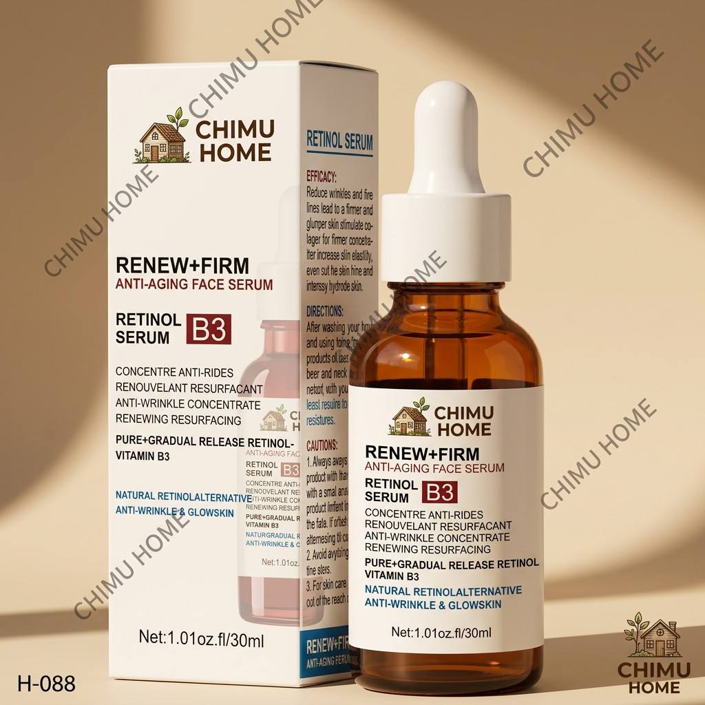 【CHIMU HOME】レチノール B3 フェイシャル セラ - Hyaluronic Acid Facial Serum のレビューと価格