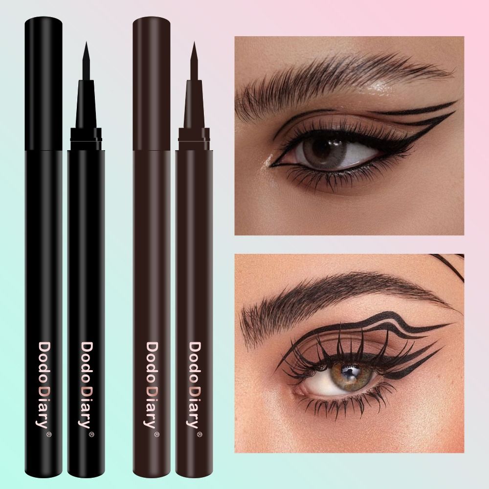 防水リキッドアイライナーペン、汚れにくい速乾性メイクアップア - Waterproof Liquid Eyeliner Pen のレビューと価格