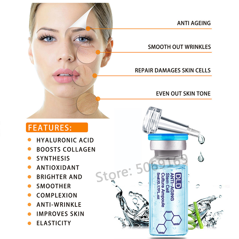 韓国 5 ミリリットルヒアルロン酸血清アンプルスターターキッ - Hyaluronic Acid Facial Serum のレビューと価格