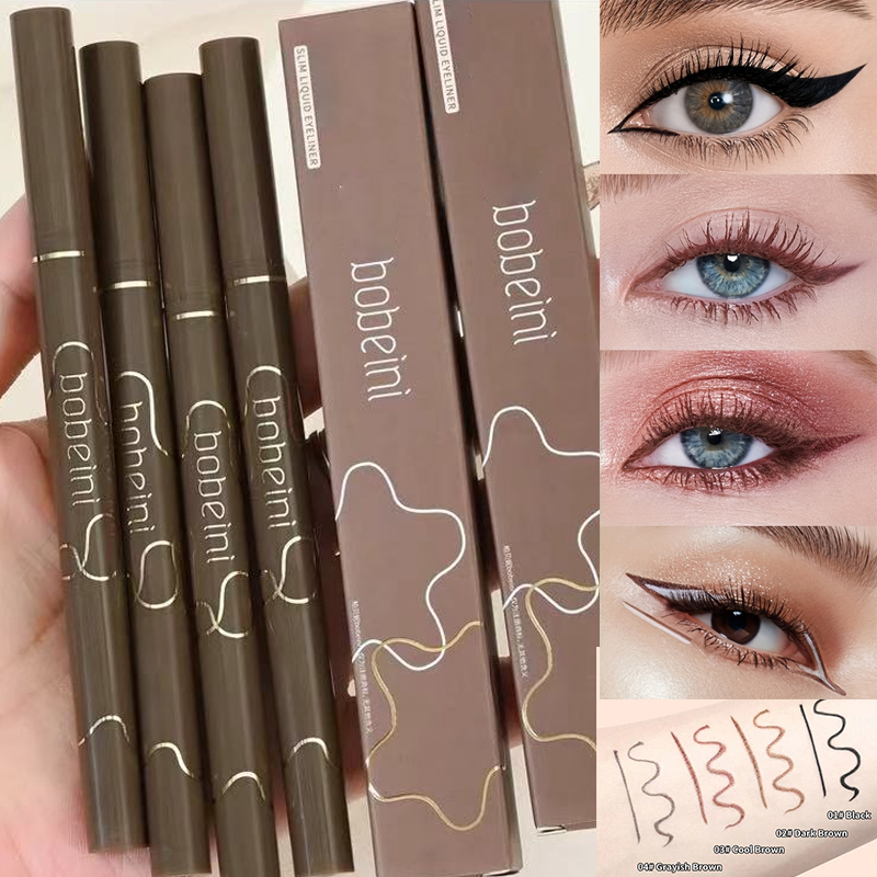 スリムアイライナーは防水性と耐汗性があり、長持ちし、汚れにく - Waterproof Liquid Eyeliner Pen のレビューと価格