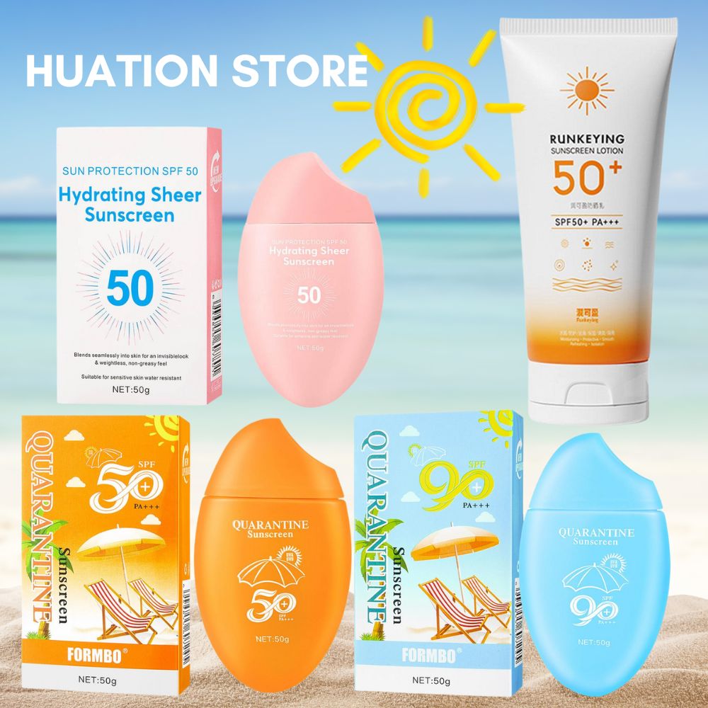 50 グラム顔の日焼け止め SPF50 + ソーラーブロッカ - Spf 50 Waterproof Sunscreen のレビューと価格