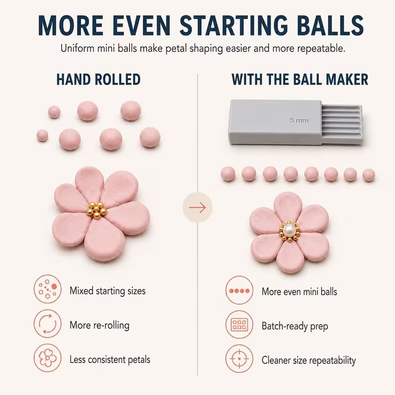 3Dプリントクレイジェルボールメーカーツール、3Dジェルフラ - Nail Art のレビューと価格
