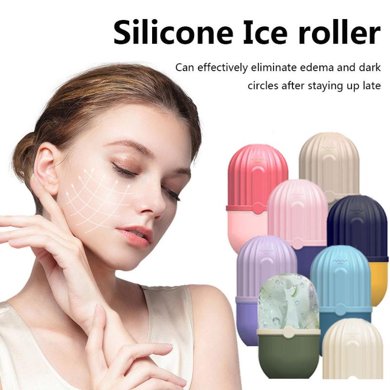シリコン製アイスキューブフェイスローラー 美肌ケア 再利用可 - Face Ice Roller Puffiness のレビューと価格